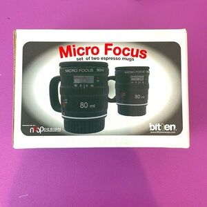 Camera Lens Espresso Mug (Single)